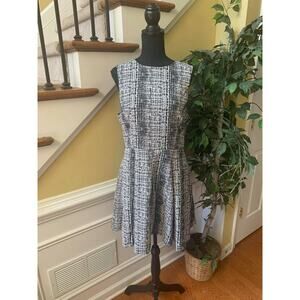 Eva Longoria Black And White Dress Size 14